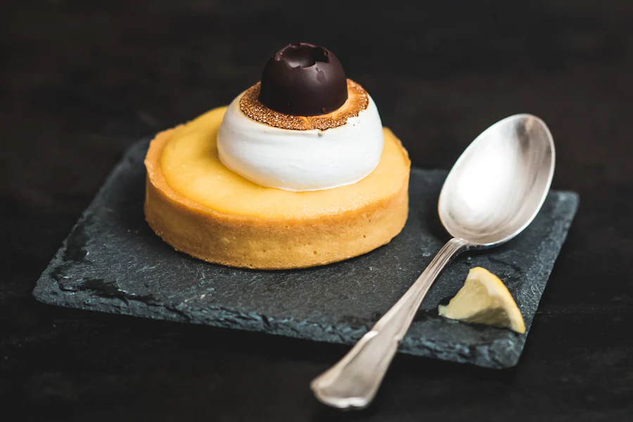 Dessert servi à l'assiette
