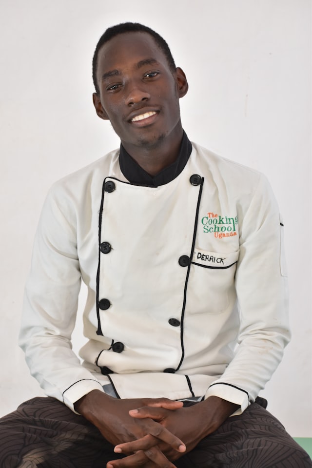 Portrait du chef en cuisine